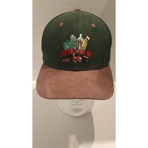 Monaco Embroidered  Corduroy Adjustable Hat